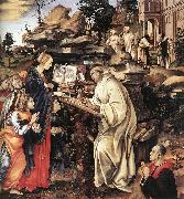 LIPPI, Filippino Apparition of The Virgin to St Bernard sg China oil painting reproduction